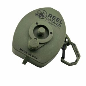 Reel POTA-ble EFHW Antenna V3 Army Green